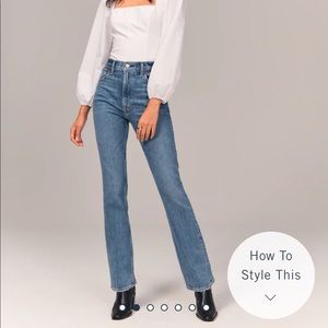 Abercrombie ultra high rise 70’s vintage flare